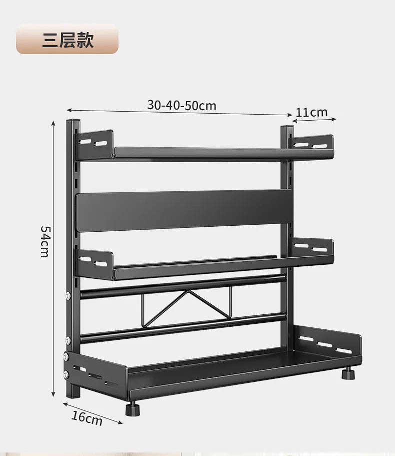 Kitchen Seasoning Rack - Multi-Functional Countertop Storage Solution