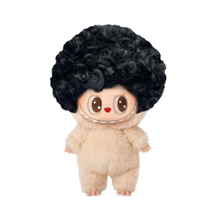 Short Afro Wig Decoration for Ropa V1 V3 Dolls - Fill Accessories for Labubu