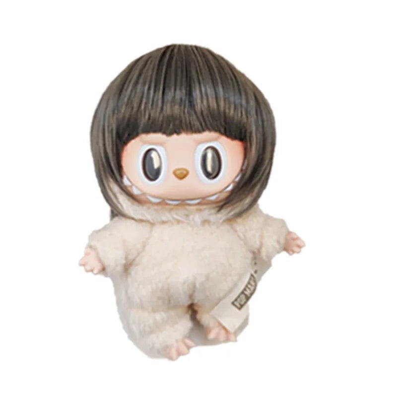 Short Afro Wig Decoration for Ropa V1 V3 Dolls - Fill Accessories for Labubu