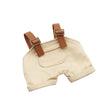 Mini Plush Doll Clothes for Korea Exo Labubu Idol V1 V2 - Overalls, Hat, and T-Shirt Set