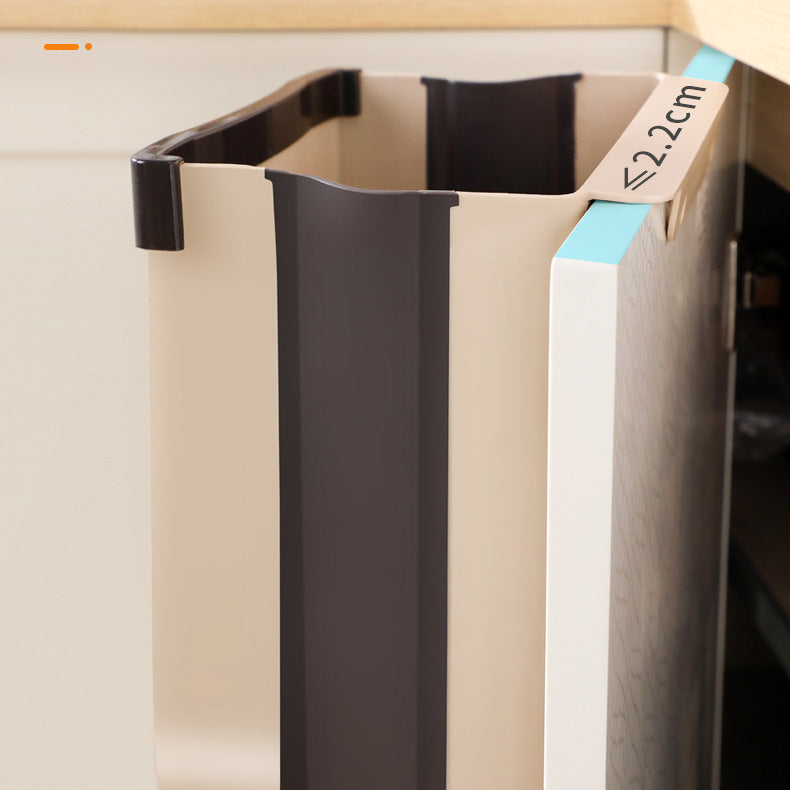 Kitchen Car Trash Can - Folding Garbage Bin for Easy Recycling