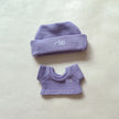 Labubu Doll Clothing - Outfit Accessories Including Hat and White T-Shirt