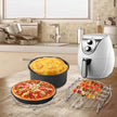 Stainless Steel Grill Baking Pan - BBQ Kitchen Tools for Air Fryers