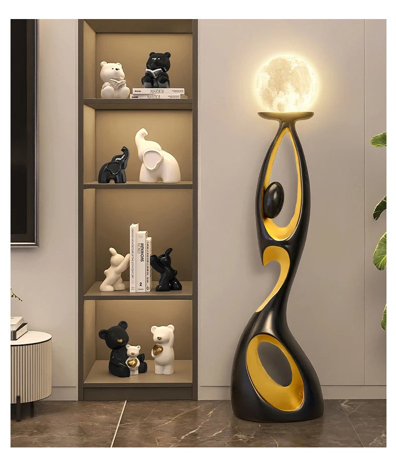 Home Art Decor - Luxury Abstract Sculptures for Living Room and TV Cabinet