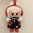 Labubu Clothes - Trendy Hello Kitty Strap Skirt for 17cm Dolls