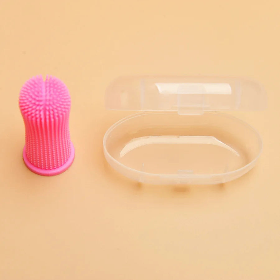 Pet Finger Toothbrush - Silicone Cleaning Products for Cats and Dogs