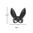 Black and White Rabbit Mask - Long Ears Bunny Mask for Halloween Decorations