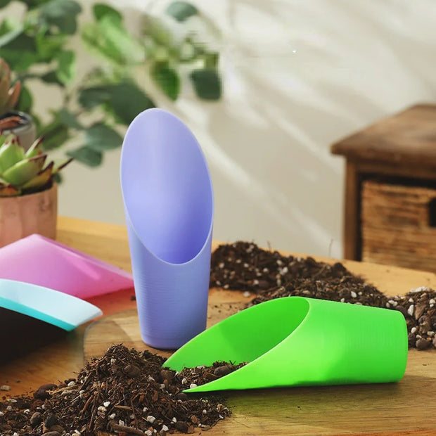 Garden Tool Plastic Succulent Cups - Colorful Buckets for Planting and Soil
