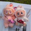 Labubu Clothes - Cute Bear Crossbody Bag and Pearl Necklace Accessories