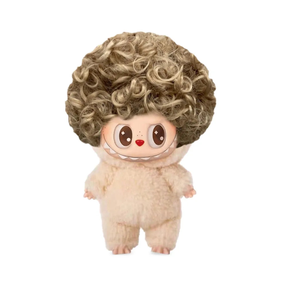 Short Afro Wig Decoration for Ropa V1 V3 Dolls - Fill Accessories for Labubu