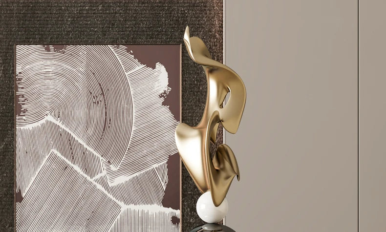 Home Decor Abstract Sculpture - Large Ornaments for Living Room and Gifts