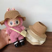 Sun Hat for Labubu V1 V2 V3 - Open Straw Woven Hat Accessories