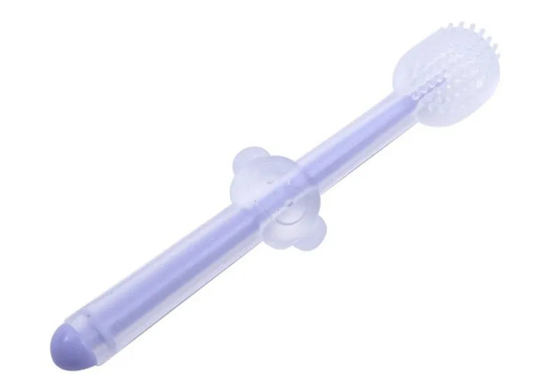 Pet Silicone Toothbrush and Toothpaste Set - Teeth Cleaning for Cats and Dogs
