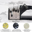 Kitchen 4 Segment Knife Sharpener - Multifunctional Portable Kitchen Gadget