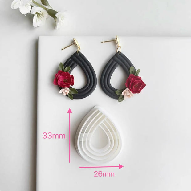 Geometry Arc Shape Polymer Clay Cutter Mould - DIY Jewelry Tool