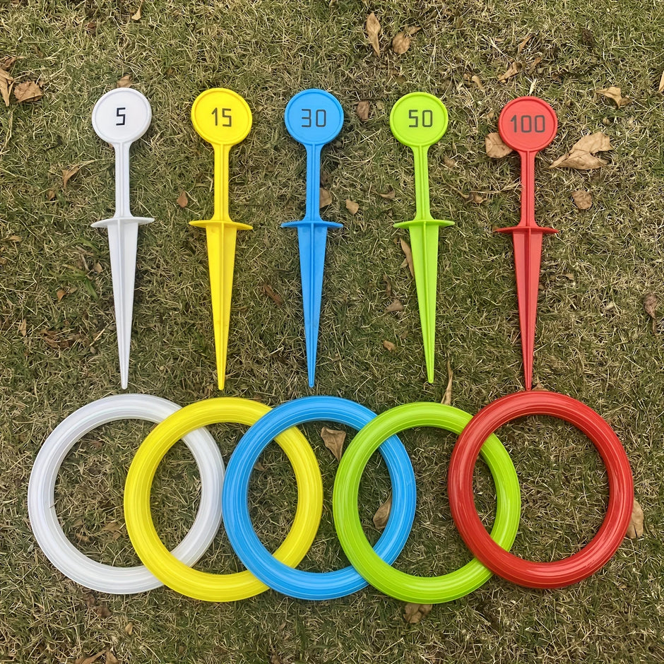 1 set of outdoor beach sports throwing rings, grass game equipment, ring throwing games,Suitable for outdoor courtyards games