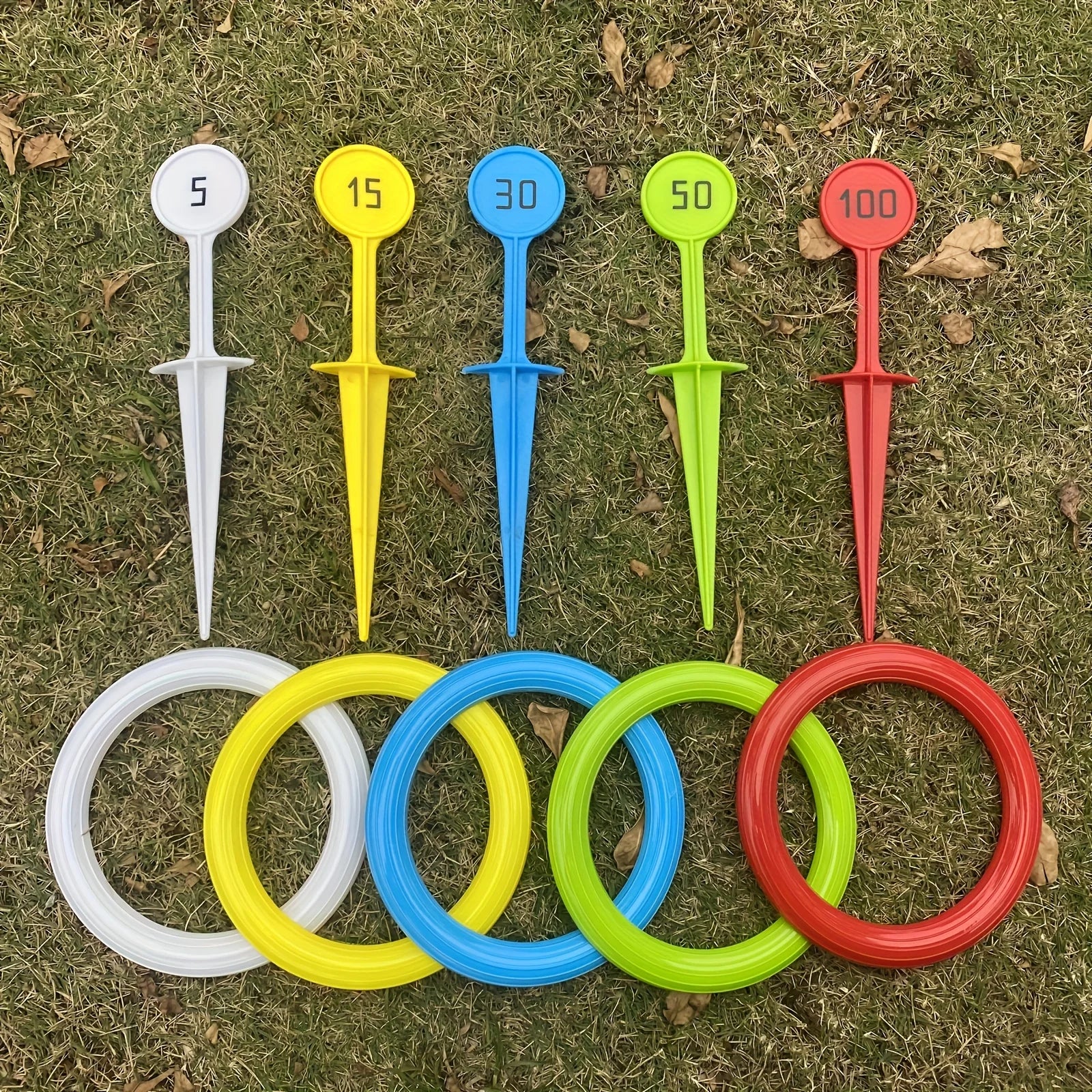 1 set of outdoor beach sports throwing rings, grass game equipment, ring throwing games,Suitable for outdoor courtyards games