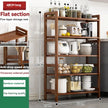 Floor Standing Kitchen Shelf - Multi-Layer Storage for Pots and Seasonings