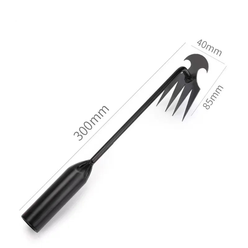 4 Teeth Multifunctional Hand Weeder - Durable Garden Tool for Weeding and Planting