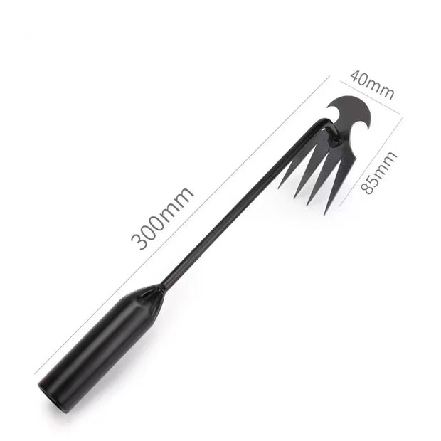4 Teeth Multifunctional Hand Weeder - Durable Garden Tool for Weeding and Planting