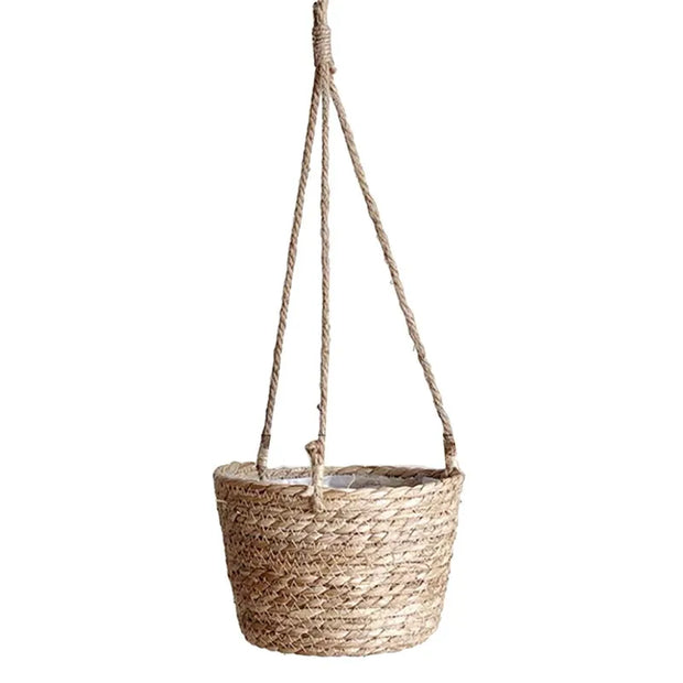Garden Hanging Planter - Macrame Plant Storage Basket for Indoor and Outdoor Use