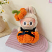 Halloween Pumpkin Clothes for Labubu - Overall Dresses for 15/17cm Dolls