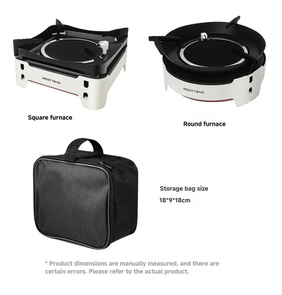 Portable Camping Cooking Burner - 3600W Gas Stove for Outdoor Use