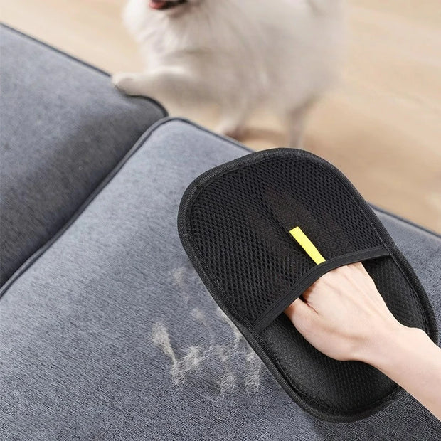 Pet Hair Removal Gloves - Portable and Washable for Easy Cleaning