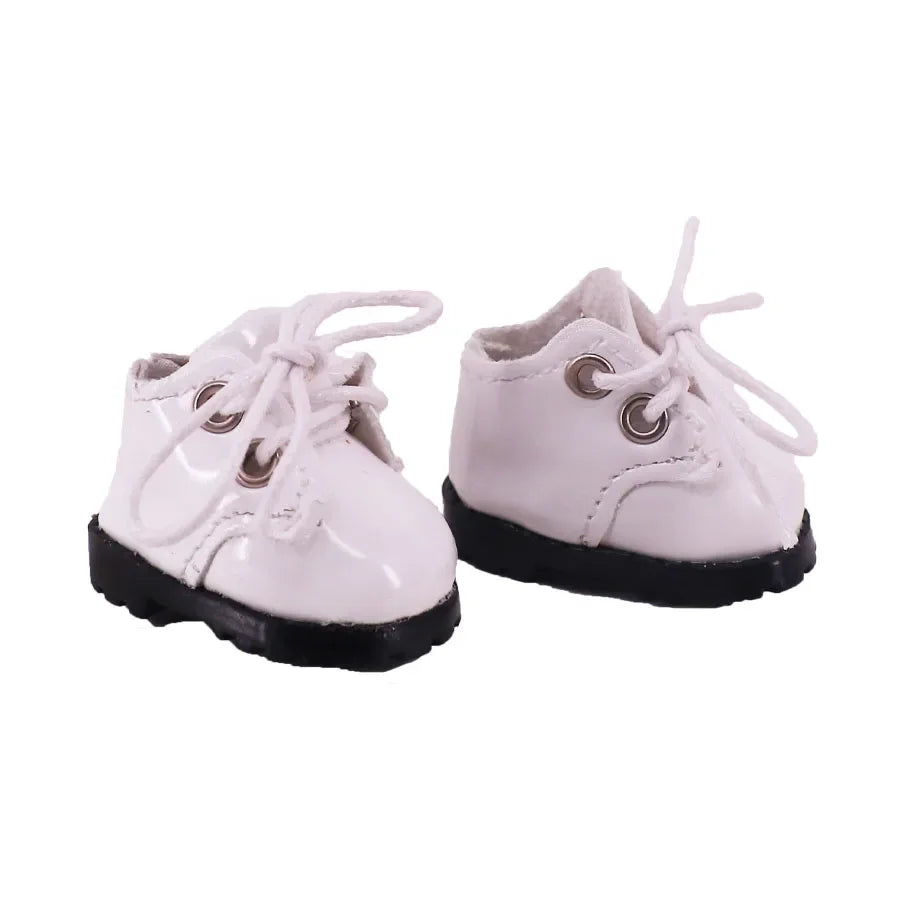 Doll Shoes - 3.8cm Canvas Shoes for 17cm Labubu Doll Accessories
