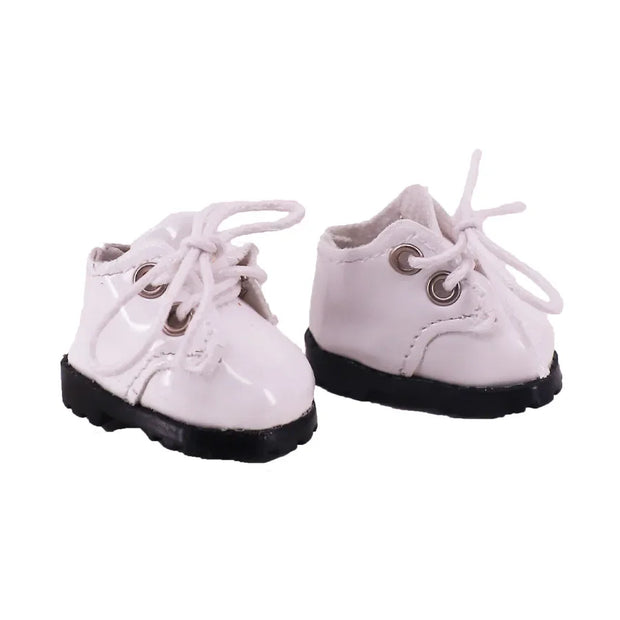 Doll Shoes - 3.8cm Canvas Shoes for 17cm Labubu Doll Accessories