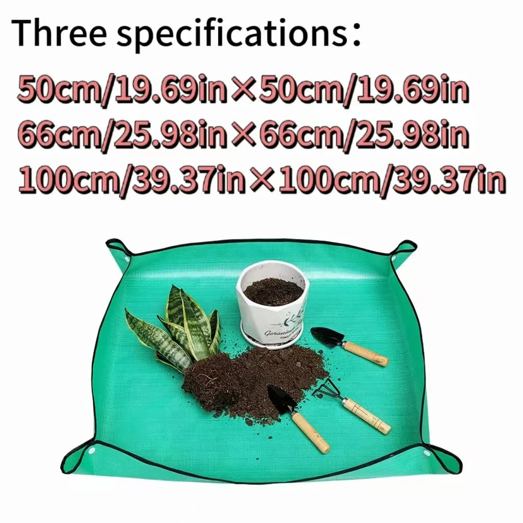 Gardening Mat - Waterproof Square Plant Pad for Easy Potting and Repotting