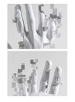 Abstract Art Palm Sculpture - Modern Luxury Table Decor for Living Rooms