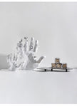 Abstract Art Palm Sculpture - Modern Luxury Table Decor for Living Rooms