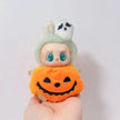 Halloween Pumpkin Clothes for Labubu - Overall Dresses for 15/17cm Dolls
