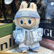 Sport Set Doll Clothes - Cute Mini Zip-Up Sports Suit for 17cm Labubu Dolls