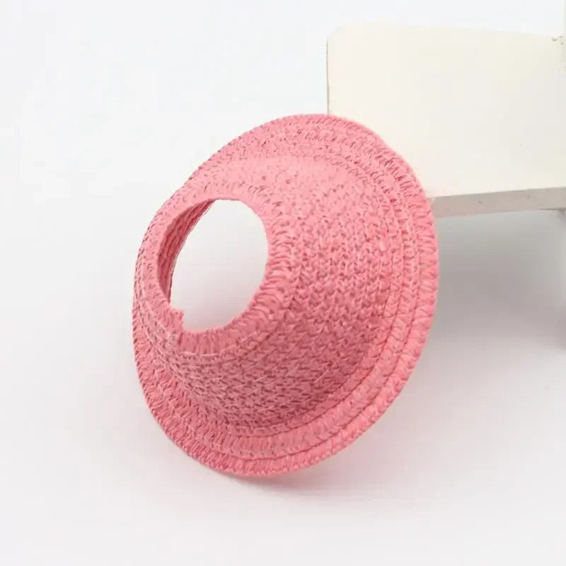 Sun Hat for Labubu V1 V2 V3 - Open Straw Woven Hat Accessories