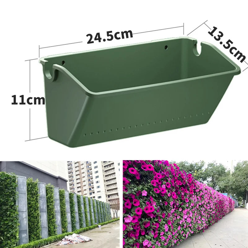 Garden Outdoor Plant Wall - Vertical Flower Pot Container for Green Spaces