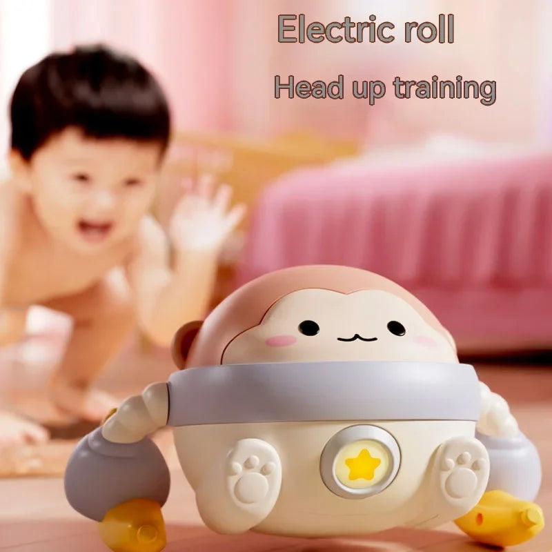 Interactive Voice Controlled Electric Rolling Monkey Toy - Singing and Dancing Fun