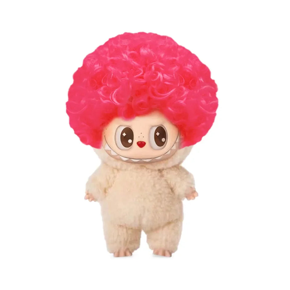 Short Afro Wig Decoration for Ropa V1 V3 Dolls - Fill Accessories for Labubu