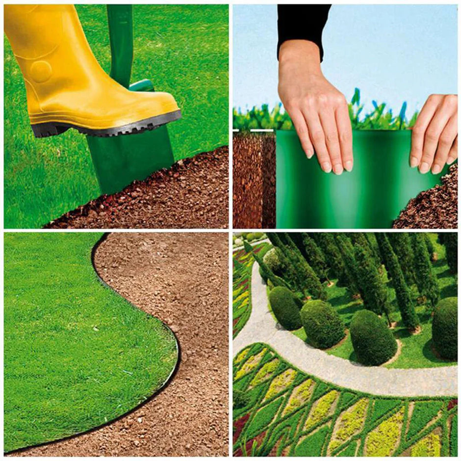 Garden Grass Edge Border - Lawn and Flower Bed Separation Supplies