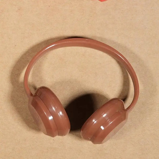 Mini Plastic Earphone Headset for 17cm Labubu Dolls