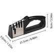 Kitchen 4 Segment Knife Sharpener - Multifunctional Portable Kitchen Gadget