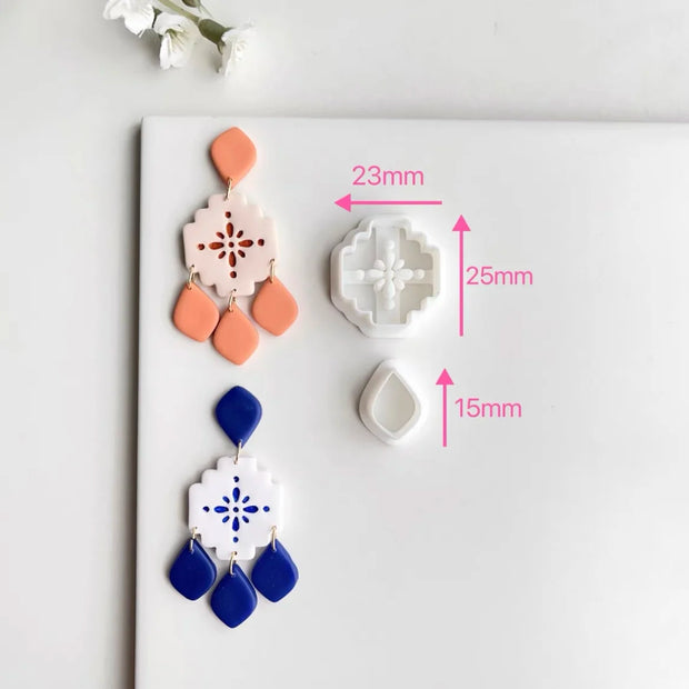 Geometry Arc Shape Polymer Clay Cutter Mould - DIY Jewelry Tool