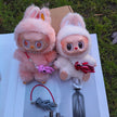 Labubu Clothes - Cute Bear Crossbody Bag and Pearl Necklace Accessories