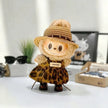 Mini Doll Clothes Outfit Accessories for 15/17cm Labubu V1 V2 - Leopard Print Dress