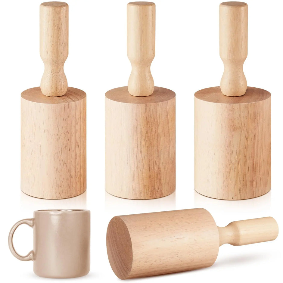 Cup Pottery Moulds - Crest Pottery Mug Vases and Shaping Tool