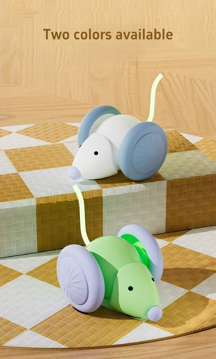 Interactive Cat Toy - Electric Mouse Car with Automatic Teaser