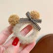 Labubu Doll Clothes - Macaron Sitting Party Outfit and Checkered Cloak for V2 Dolls
