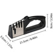 Kitchen 4 Segment Knife Sharpener - Multifunctional Portable Kitchen Gadget