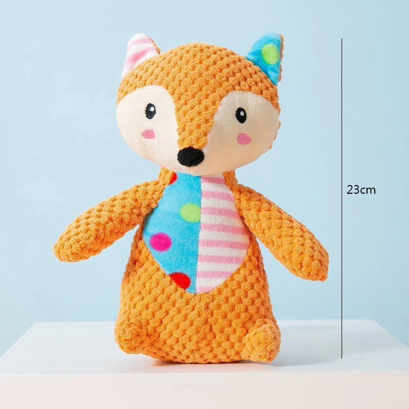Plush Pet Toy - Interactive Squeaky Toy for Dogs and Cats